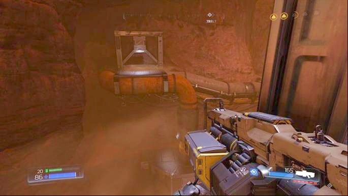 First, jump on the first platform - Advanced Research Complex | Secrets - Secrets - Doom Game Guide & Walkthrough