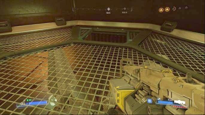 There you will find already activated fan which you must turn off - Advanced Research Complex | Secrets - Secrets - Doom Game Guide & Walkthrough