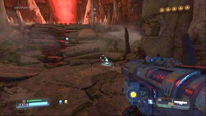 You will find the last Data Log at the end of the level - Titans Realm | Secrets - Secrets - Doom Game Guide & Walkthrough