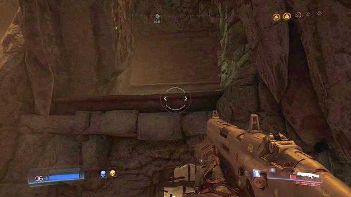 By climbing to the top you will reach the first Rune Trial - Kadingir Sanctum | Walkthrough - Walkthrough - Doom Game Guide & Walkthrough