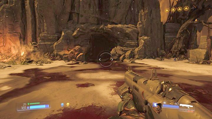 A gate near the power-up will open after the battle - Kadingir Sanctum | Walkthrough - Walkthrough - Doom Game Guide & Walkthrough