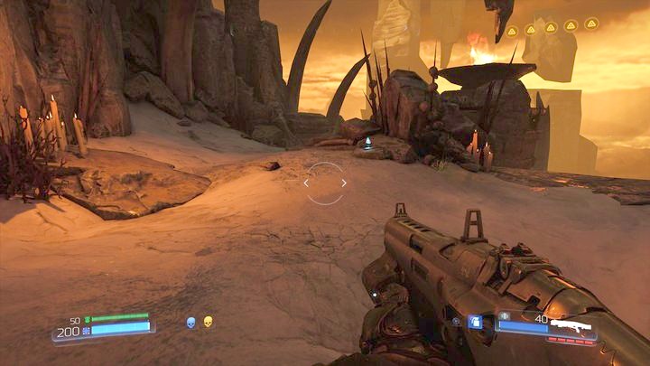 The last Data Log can be found before the final battle of the level - Kadingir Sanctum | Walkthrough - Walkthrough - Doom Game Guide & Walkthrough