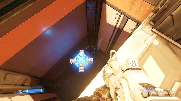 Go back to the hole through which you left the tunnel after you complete the second Rune Trial - Argent Energy Tower | Secrets - Secrets - Doom Game Guide & Walkthrough