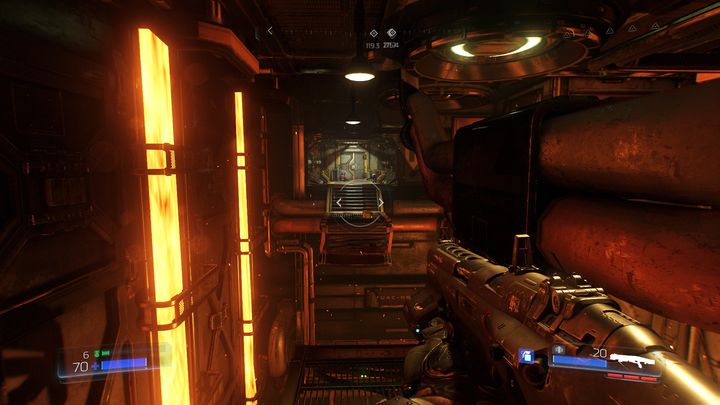It will lead you to a gap in the sidewalk - Foundry | Walkthrough - Walkthrough - Doom Game Guide & Walkthrough