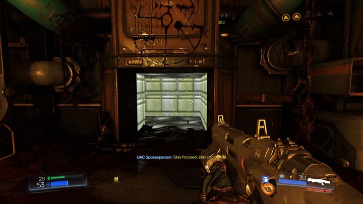 You will unlock entrance to a Classic Map on the other side - Foundry | Walkthrough - Walkthrough - Doom Game Guide & Walkthrough