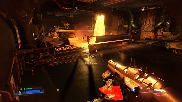 Turn to the left behind the bridge - Foundry | Walkthrough - Walkthrough - Doom Game Guide & Walkthrough