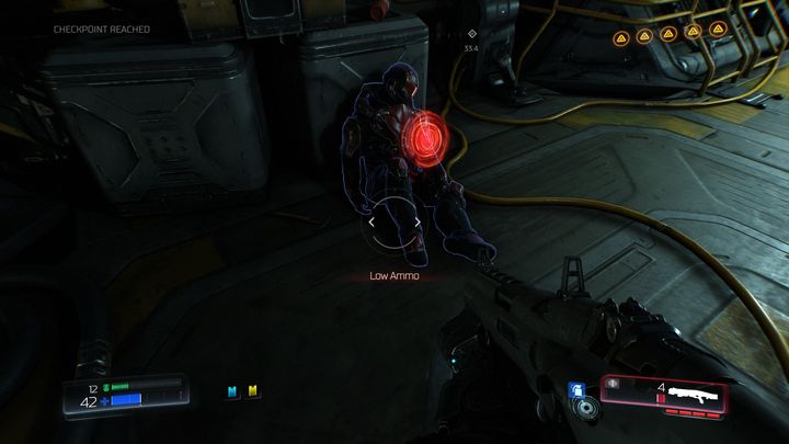 Once the duel ends, go forward - Foundry | Walkthrough - Walkthrough - Doom Game Guide & Walkthrough