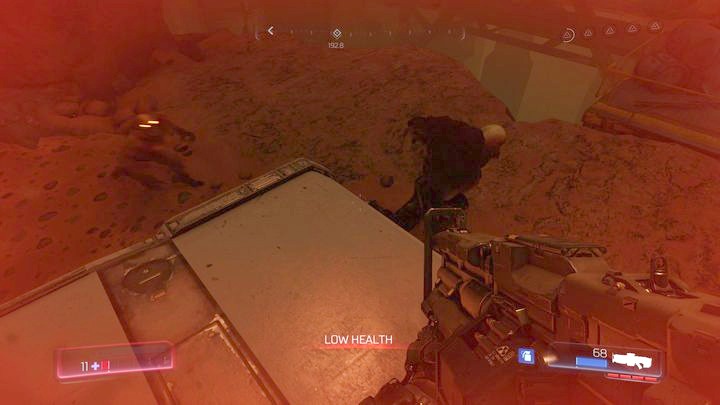 Outside you will encounter a large group of demons - Argent Facility | Walkthrough - Walkthrough - Doom Game Guide & Walkthrough