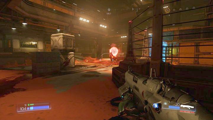 The rest of the road leads ahead - Argent Facility | Walkthrough - Walkthrough - Doom Game Guide & Walkthrough