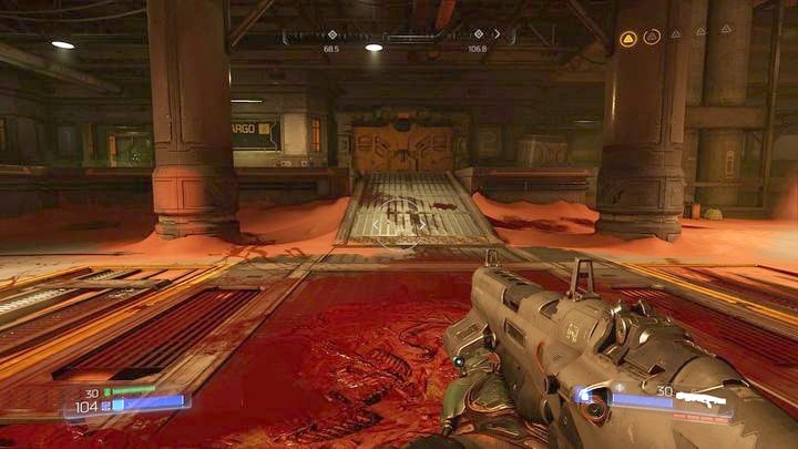 After returning to the blue barrier you can complete the main objective which is deactivating three Argent filters - Argent Facility | Walkthrough - Walkthrough - Doom Game Guide & Walkthrough