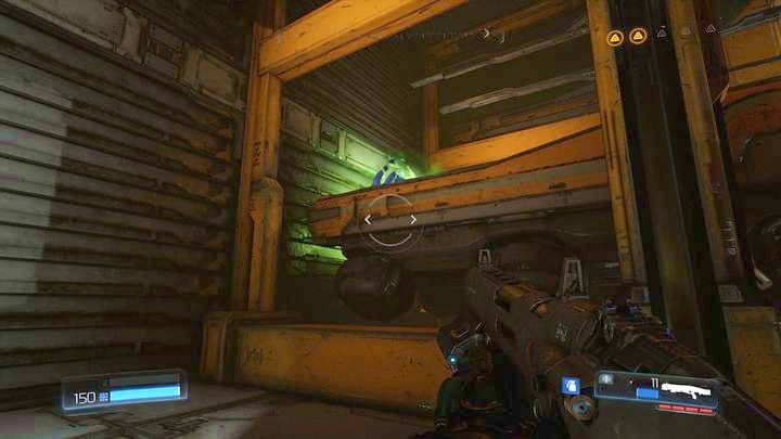 On the left from it there is a larger hall and inside it the second Rune Trial - Argent Facility | Walkthrough - Walkthrough - Doom Game Guide & Walkthrough