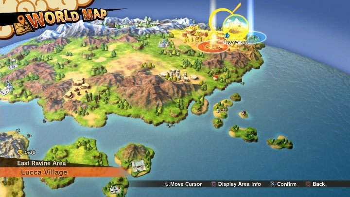 Sie können von der Gebietskarte zur Weltkarte wechseln - Karte |  DBZ Kakarot-Grundlagen – Grundlagen – Dragon Ball Z Kakarot-Leitfaden