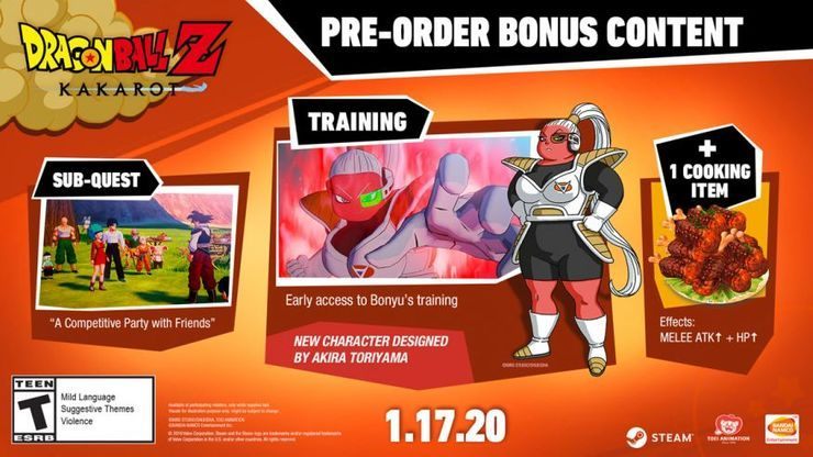 The Pre-Order includes - Dragon Ball Z Kakarot Guide