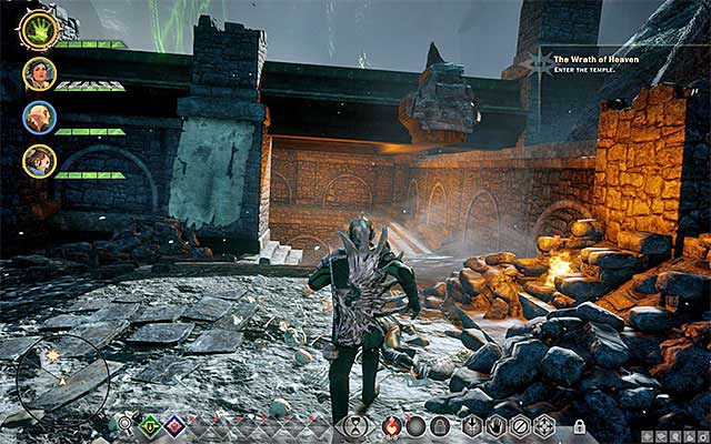 The path to the temple - The Wrath of Heaven - Main storyline quests (The Path of the Inquisitor) - Dragon Age: Inquisition Game Guide & Walkthrough