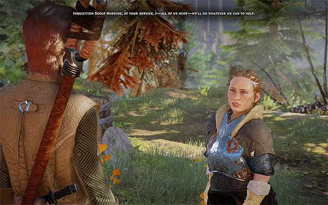 Talk to Harding - The Threat Remains - Main storyline quests (The Path of the Inquisitor) - Dragon Age: Inquisition Game Guide & Walkthrough