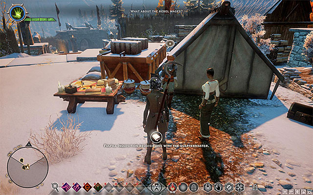 The quartermaster - Havens Best and Brightest - Side quests - Haven - Dragon Age: Inquisition Game Guide & Walkthrough