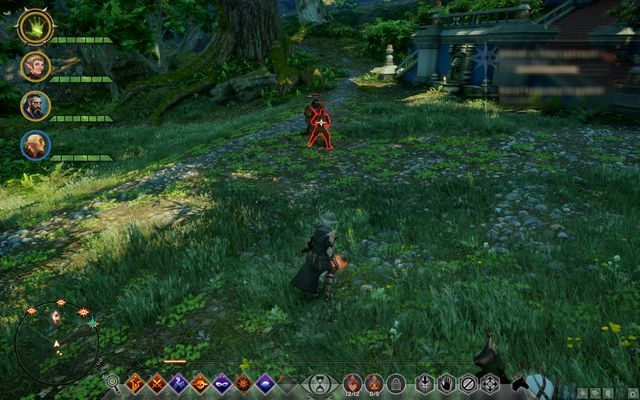One of Fairbankss soldiers - in front of the pavilion, in the center of the map - Fairbanks: Patrol Under Attack - Side Quests - Emerald Graves - Dragon Age: Inquisition Game Guide & Walkthrough