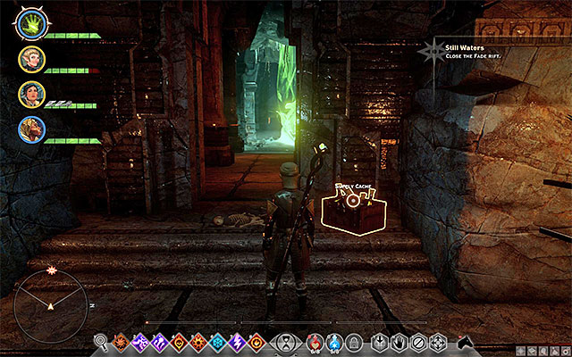 The entrance to the chamber with the rift - Still Waters - Side Quests - Crestwood - Dragon Age: Inquisition Game Guide & Walkthrough
