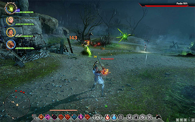 You can reach the rift only after the water level, in the lake, drops - Rift at Caer Bronach - Side Quests - Crestwood - Dragon Age: Inquisition Game Guide & Walkthrough