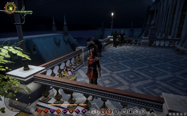The seal on the balcony - Wicked Eyes and Wicked Hearts - Main storyline quests (The Path of the Inquisitor) - Dragon Age: Inquisition Game Guide & Walkthrough