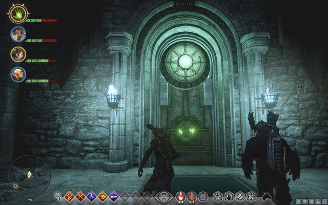 The door to the Alexiuss chamber - In Hushed Whispers (siding with mages) - Main storyline quests (The Path of the Inquisitor) - Dragon Age: Inquisition Game Guide & Walkthrough