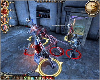 After youve successfully defeated the boss youll trigger a new conversation with Levi and youll be allowed to inform him that its possible for Grey Wardens to become blood mages - DLC - Wardens Keep - Soldiers peak - DLC - Wardens Keep - Dragon Age: Origins Game Guide