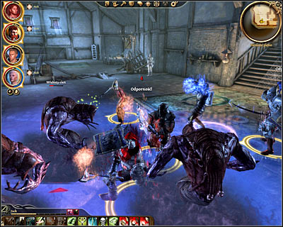 Youll have to defeat four groups of enemy monsters - first wave will feature lesser rage demons, second wave will feature greater shades, third wave will feature ash wraiths and lesser rage demons and the final fourth wave will feature a desire demon (main boss) - DLC - Wardens Keep - Soldiers peak - DLC - Wardens Keep - Dragon Age: Origins Game Guide