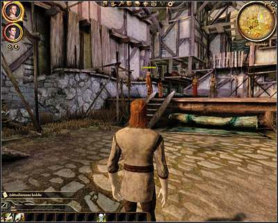 The man Soris noticed a while ago is going to be a Grey Warden called Duncan (M8, 6) - A Day for celebration - Origin story: City elf - Elven alienage (Prologue) - Dragon Age: Origins Game Guide