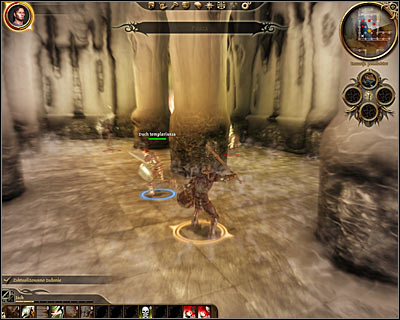 Its also a good idea to surprise some of your enemies from behind using the camouflage and to change form a second before the attack - Lost in dreams | Main quests - Main quests - Dragon Age: Origins Game Guide