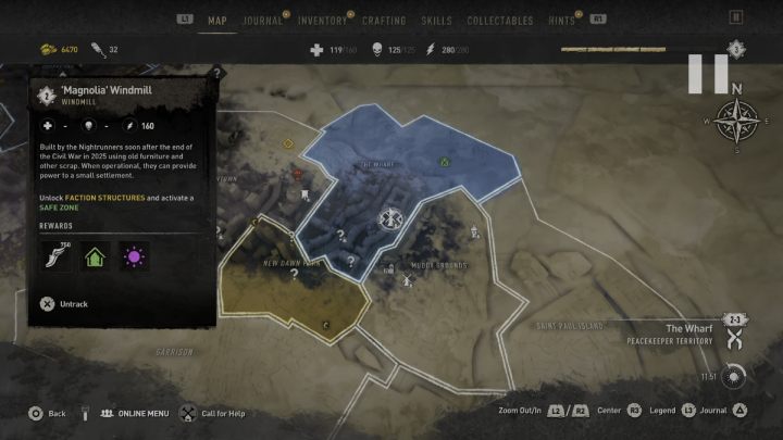 Activation rewards - Dying Light 2: The Wharf (Windmills) - list of all - Windmills - Dying Light 2 Guide