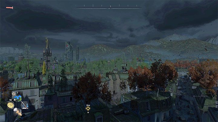 Der Mechanismus zum Ändern der Tageszeit wird auf der Seite „Tag- und Nachtzyklus“ – Dying Light 2: Combat and Stealth – Grundlagen – Dying Light 2 Guide ausführlicher beschrieben