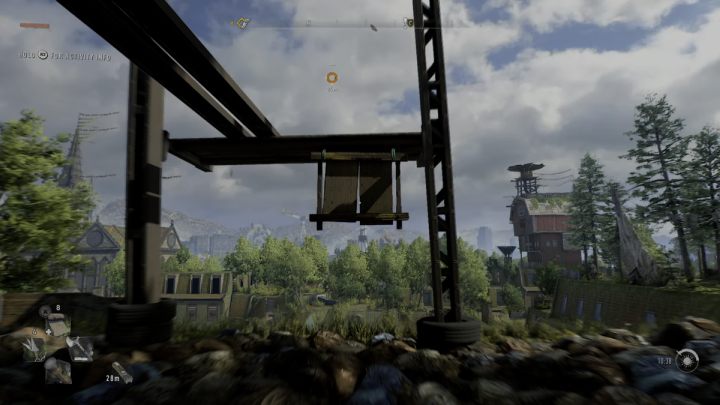 Jump to the planks attached to the beam and climb up - Dying Light 2: Windmills (Trinity) - list - Windmills - Dying Light 2 Guide