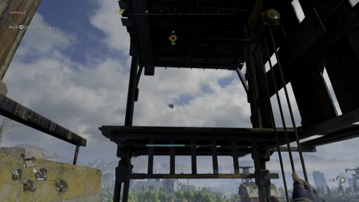 When the metal element reaches the very top, lean to the right and jump towards the boards - Dying Light 2: Windmills (Trinity) - list - Windmills - Dying Light 2 Guide