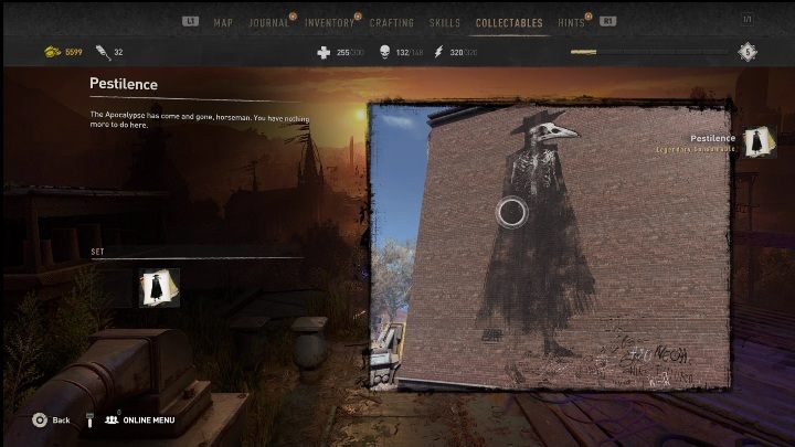 You will find this Tag between two brick buildings - Dying Light 2: Graffiti Tags (The Wharf) - list of all - The Wharf - Dying Light 2 Guide
