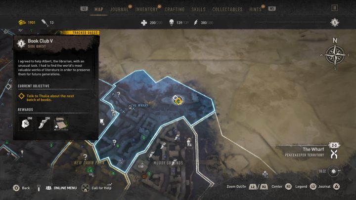 This quest will be unlocked after completing the Book Club 4 side quest - Dying Light 2: Book Club 5 - walkthrough - Book Club tasks - Dying Light 2 Guide