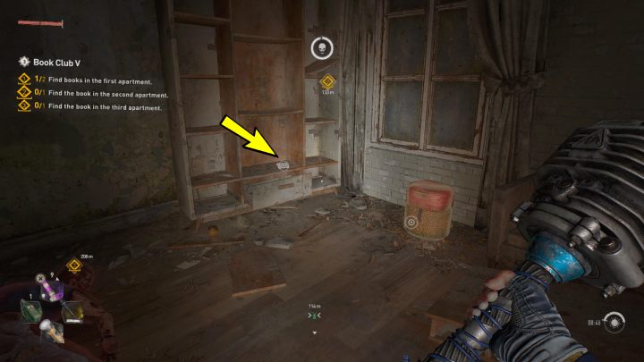 The second book is on an empty shelf next to the window - Dying Light 2: Book Club 5 - walkthrough - Book Club tasks - Dying Light 2 Guide