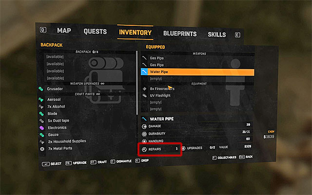 ekspedition jern smeltet Weapon repairing | Enemies - Dying Light Game Guide | gamepressure.com