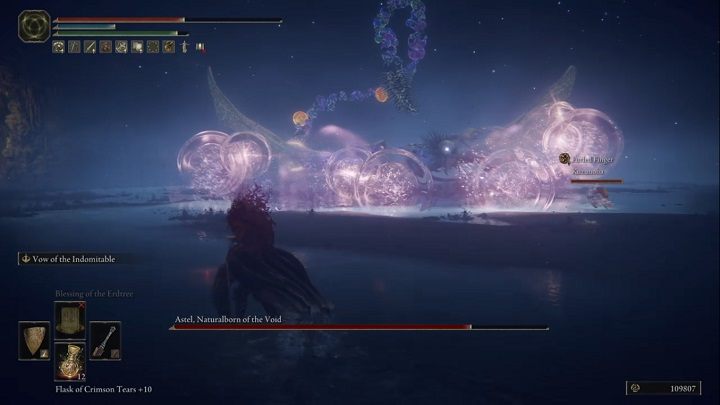 The enemy will also spread magic dust, which will then explode where it hit the ground - Elden Ring: Astel, Naturalborn of the Void - boss, how to beat? - Lake of Decay - Elden Ring Guide