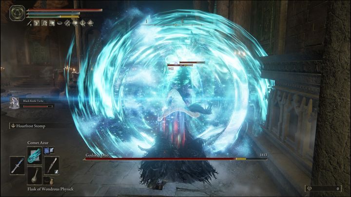 Once you are in the right place, drink the Wondrous Physick - Elden Ring: Godskin Duo - boss, how to defeat? - Crumbling Farum Azula - Elden Ring Guide