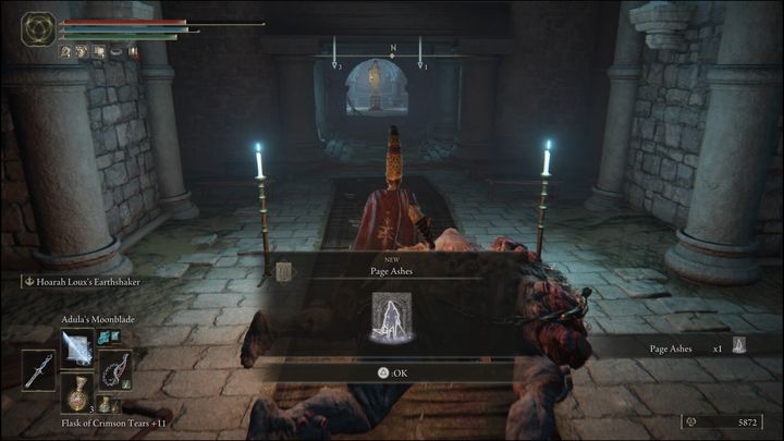 Teleport to Cliffbottom Catacombs site of grace - Elden Ring: Ashes of War and Spirit Ashes (Liurnia of the Lakes)- list of all - Liurnia of the Lakes - Elden Ring Guide