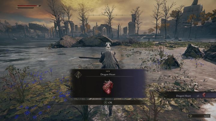 For defeating Flying Dragon Agheel, you will receive a Dragon Heart and 5,000 Runes - Elden Ring: Flying Dragon Agheel - boss, how to beat? - Limgrave - Elden Ring Guide