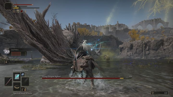 In turn, standing right in front of the boss will provoke the boss to attack you twice with its maw - Elden Ring: Flying Dragon Agheel - boss, how to beat? - Limgrave - Elden Ring Guide