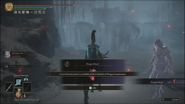 The final version of the boss located in the Consecrated Snowfield will reward you with a Dragon Heart x3 and 180,000 Runes - Elden Ring: Magma Wyrm Makar - boss, how to beat? - Liurnia of the Lakes - Elden Ring Guide