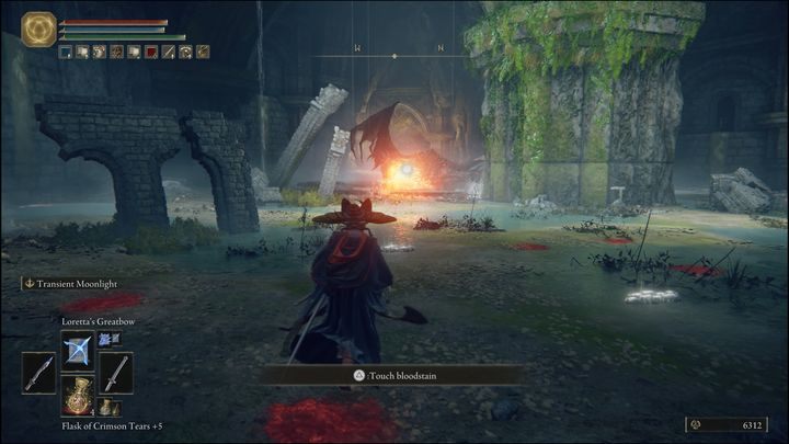 When he starts charging at you, it's a good moment to use long-range, slow spells such as Magic Glintblade, Loretta's Greatbow, or Comet Azure if you have these spells - Elden Ring: Magma Wyrm Makar - boss, how to beat? - Liurnia of the Lakes - Elden Ring Guide