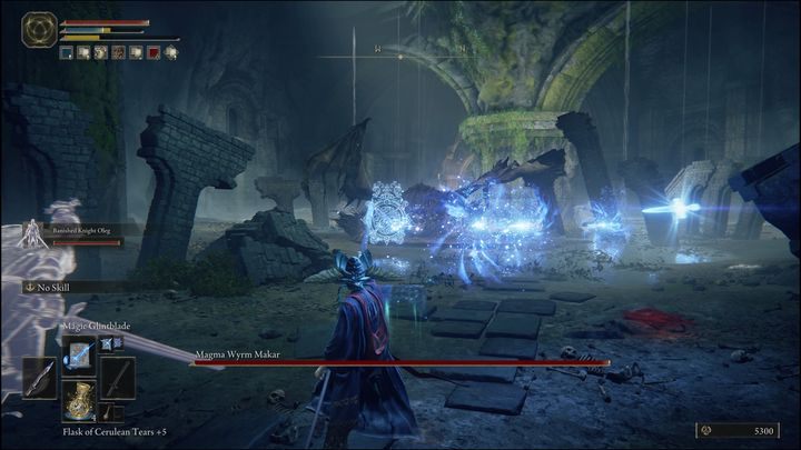 Remember to aim mainly for the head - Elden Ring: Magma Wyrm Makar - boss, how to beat? - Liurnia of the Lakes - Elden Ring Guide