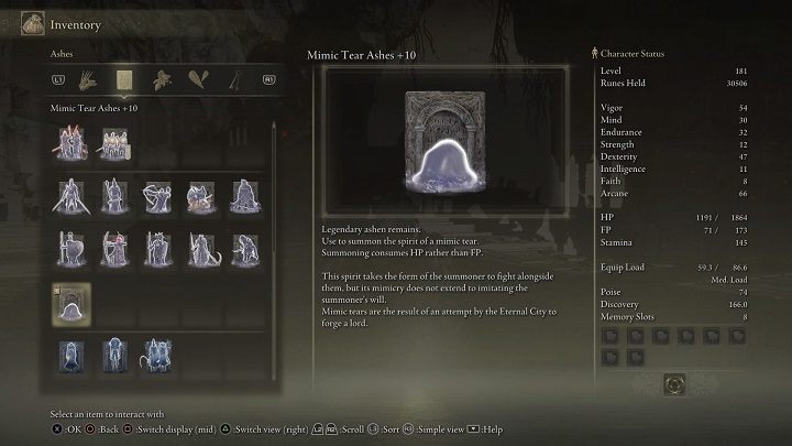 The Mimic Tear ashes only become available once you defeat Starscourge Radahn - Elden Ring: Legendary Ashen Remains - Trophy Guide - Elden Ring Guide