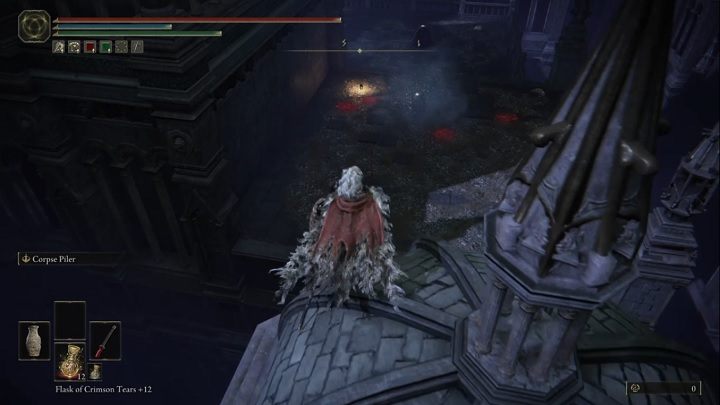From there you must jump down to a nearby rooftop and head south-west - Elden Ring: Legendary Ashen Remains - Trophy Guide - Elden Ring Guide