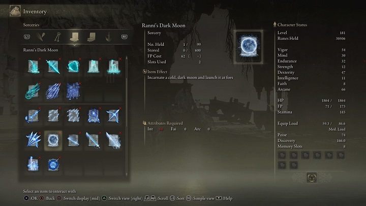 Type of spell: Sorcery - Elden Ring: Legendary Sorceries and Incantations - Trophy Guide - Elden Ring Guide