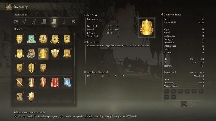 Type of spell: Incantation - Elden Ring: Legendary Sorceries and Incantations - Trophy Guide - Elden Ring Guide