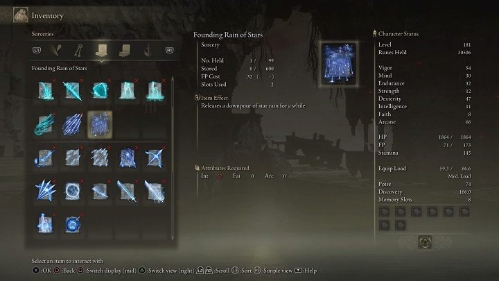 Type of spell: Sorcery - Elden Ring: Legendary Sorceries and Incantations - Trophy Guide - Elden Ring Guide